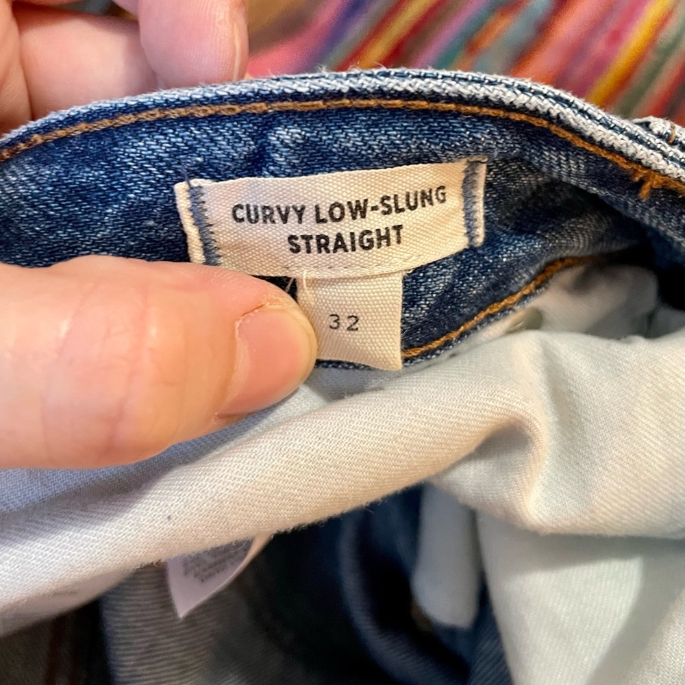 Madewell Curvy Low-Slung Straight Jeans in Palmina wash - Picture 7 of 11